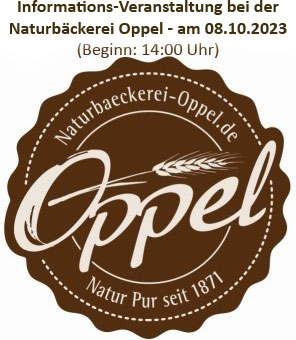 Informations-Veranstaltung bei der Natur-Bäckerei Oppel - 08.10.2023